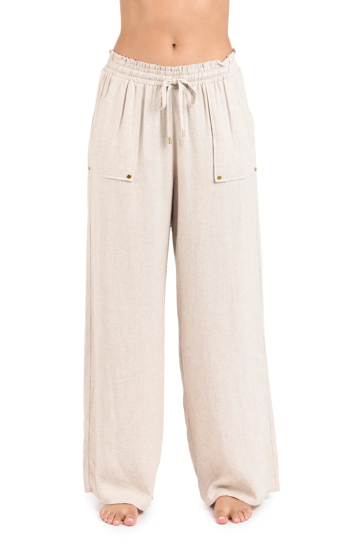 La Blanca Delphine Coast Taupe Beach Pant