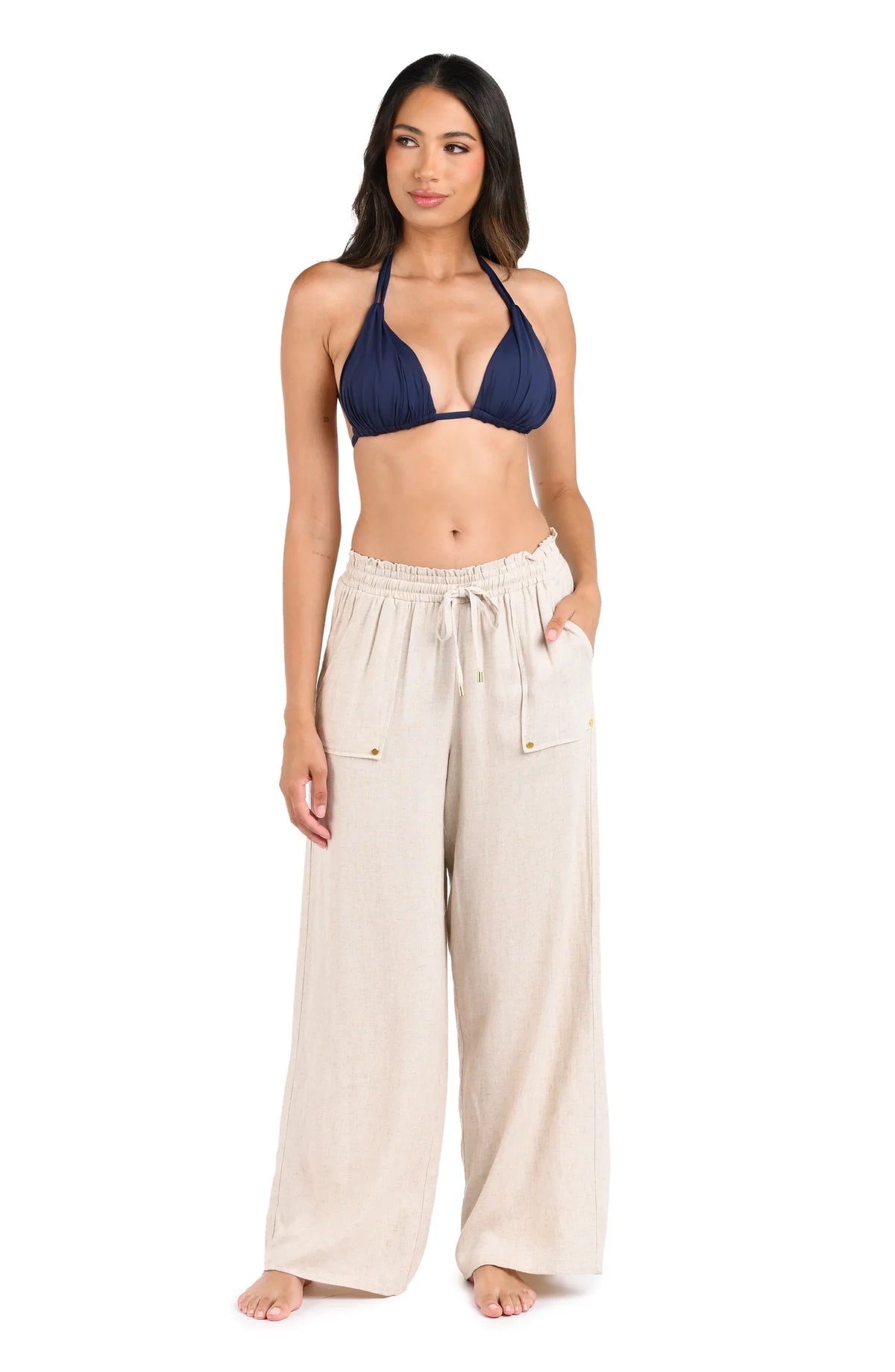 La Blanca Delphine Coast Taupe Beach Pant
