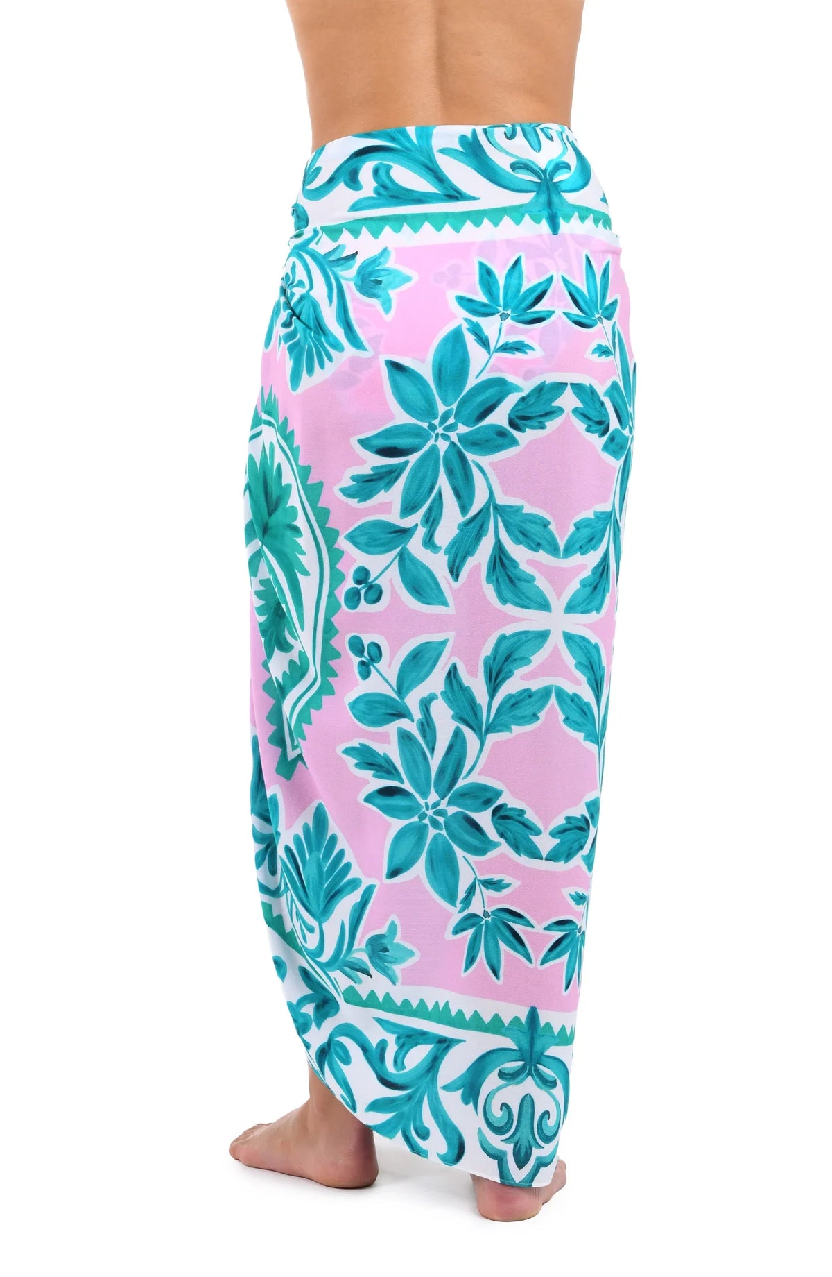 La Blanca Opulent Palm Pareo Wrap