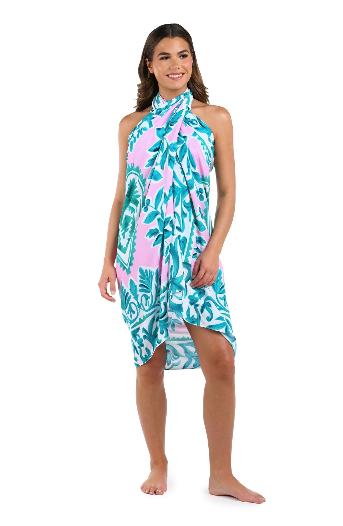 La Blanca Opulent Palm Pareo Wrap