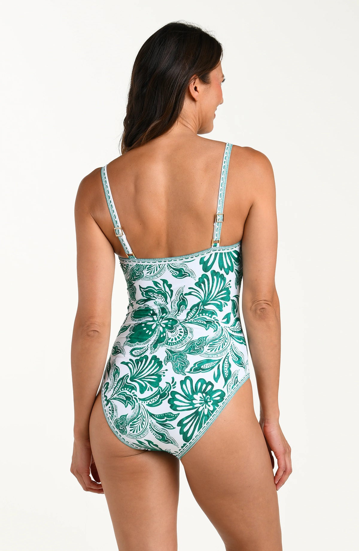La Blanca Botanical Brocade Jungle Lingerie One Piece