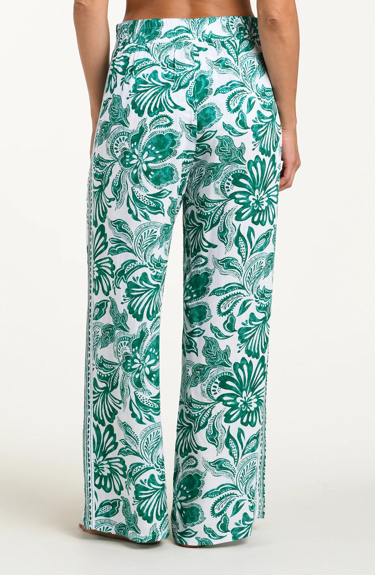 La Blanca Botanical Brocade Jungle Pants Cover Up