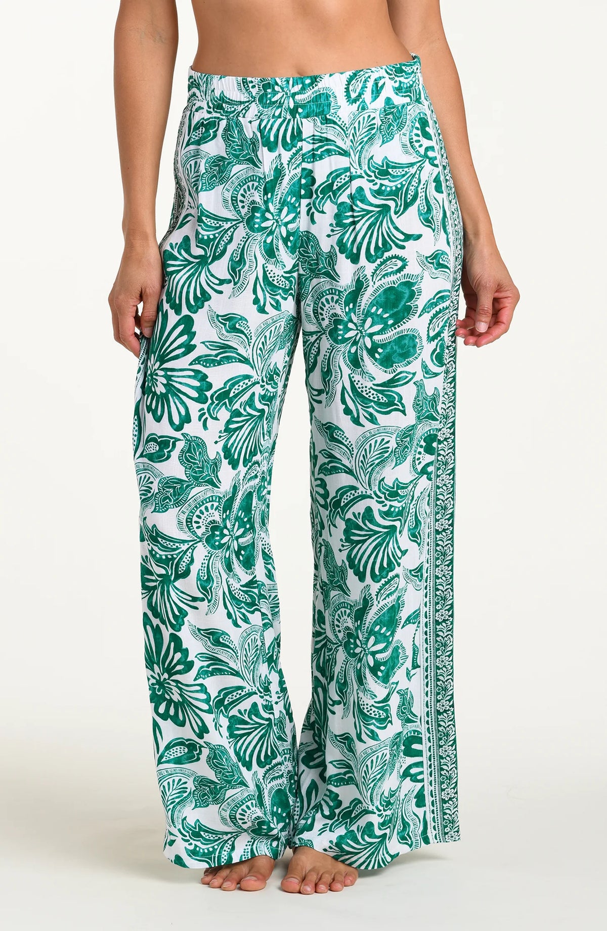 La Blanca Botanical Brocade Jungle Pants Cover Up