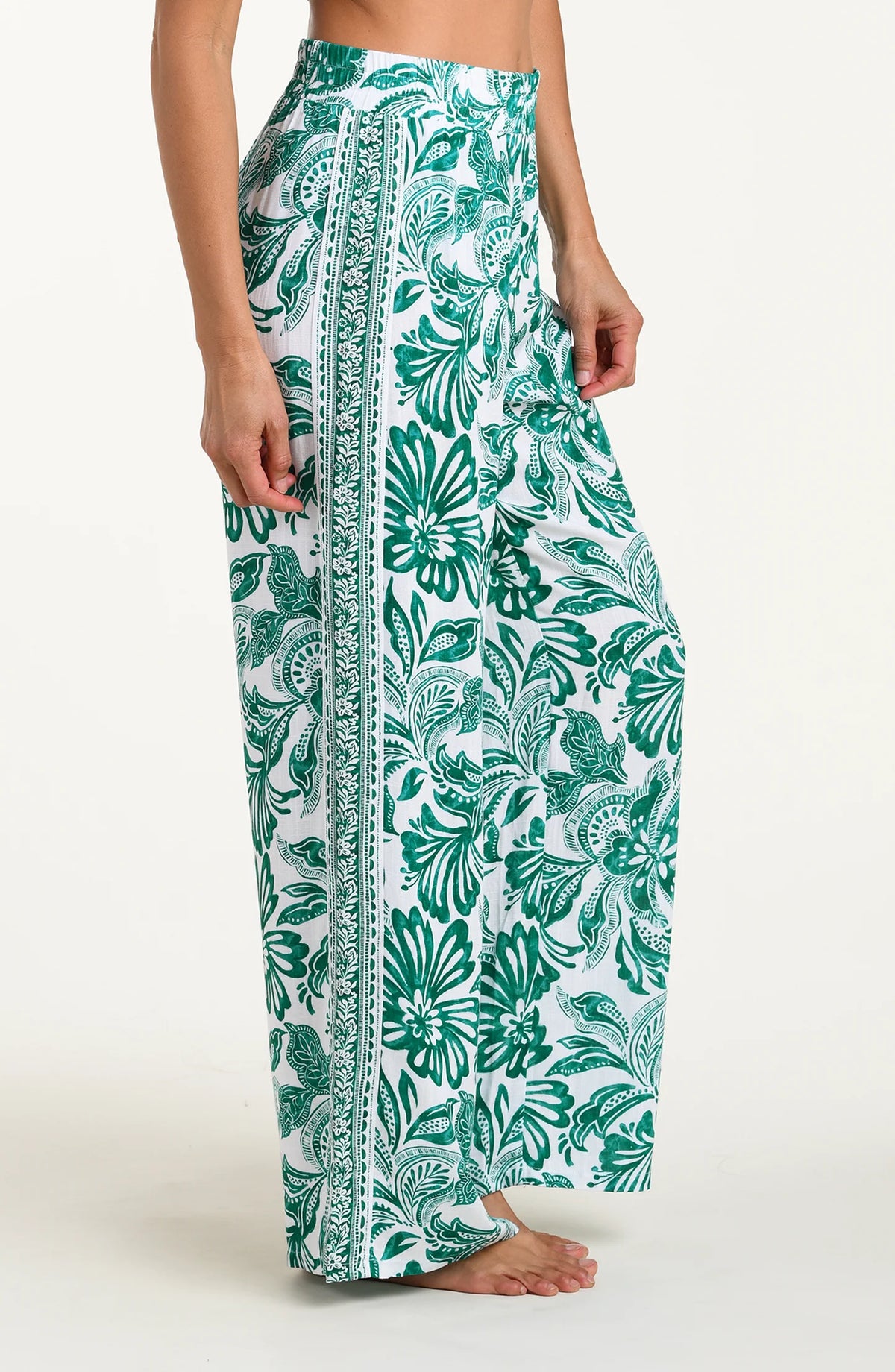 La Blanca Botanical Brocade Jungle Pants Cover Up