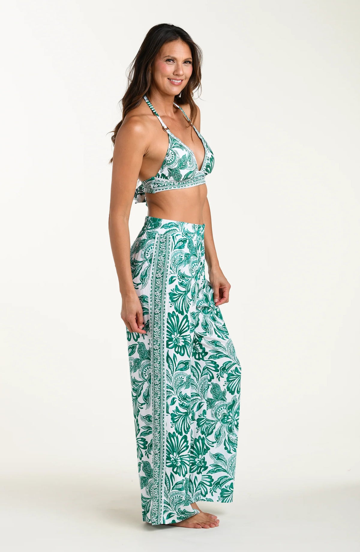 La Blanca Botanical Brocade Jungle Pants Cover Up