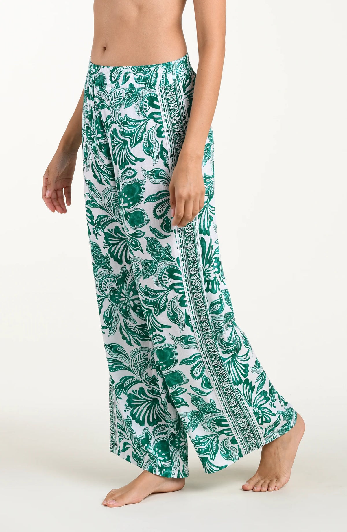 La Blanca Botanical Brocade Jungle Pants Cover Up