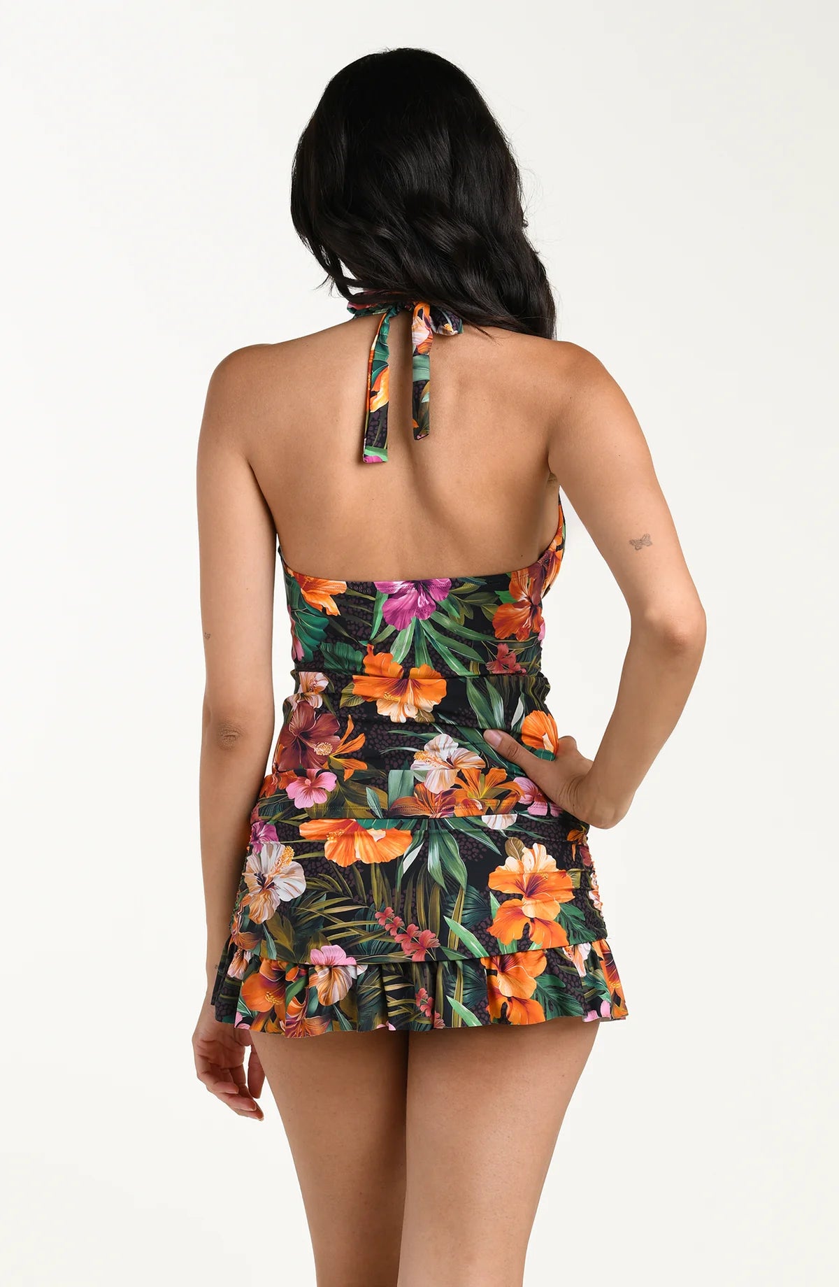 La Blanca Tropical Hideaway Halter Tankini Top