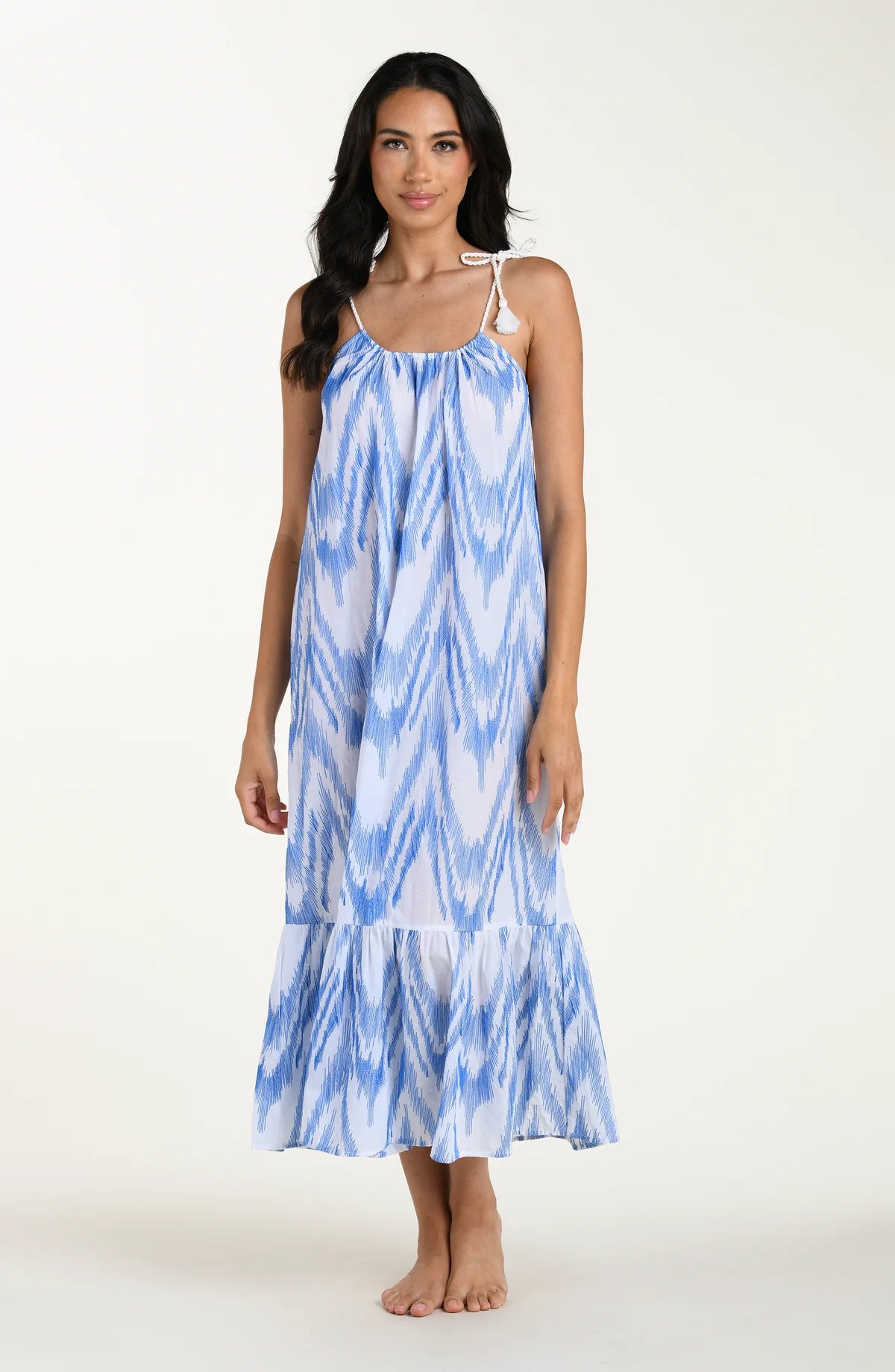 La Blanca Tidal Wave Maxi Dress