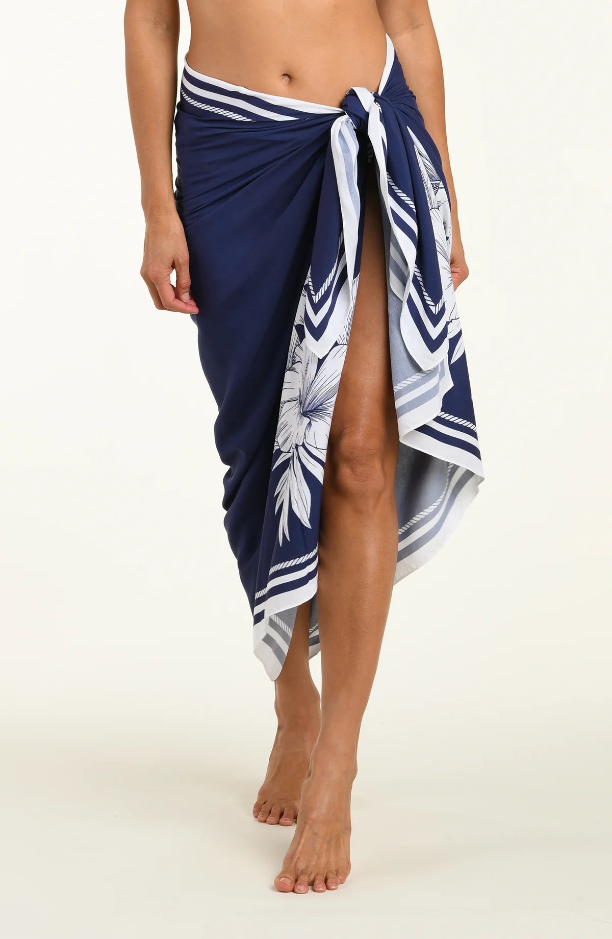 La Blanca Mariner Blooms Pareo Wrap (