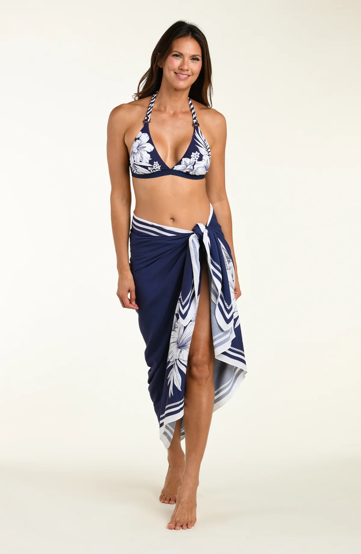 La Blanca Mariner Blooms Pareo Wrap (