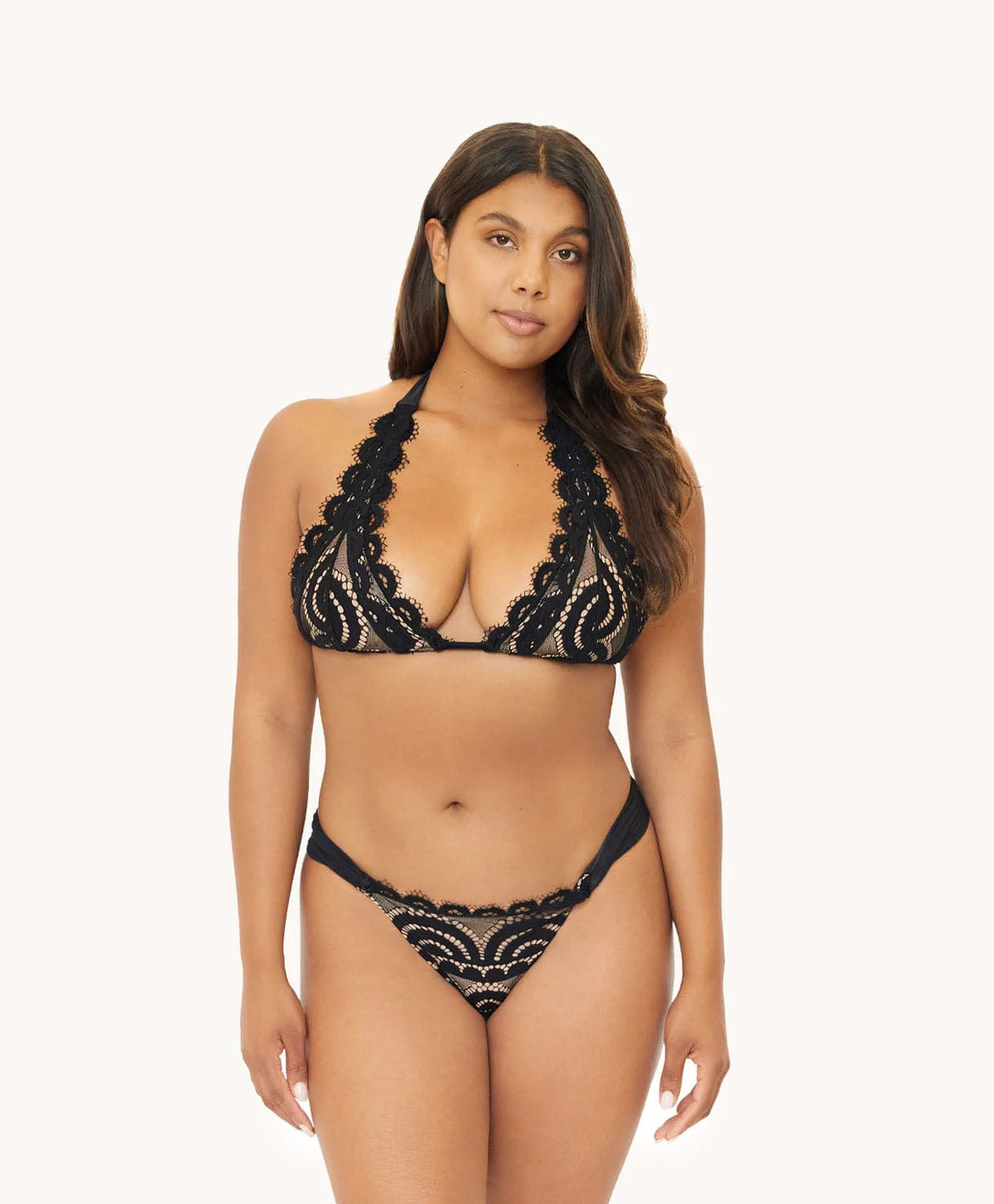 PQ Swim Lace Halter Top
