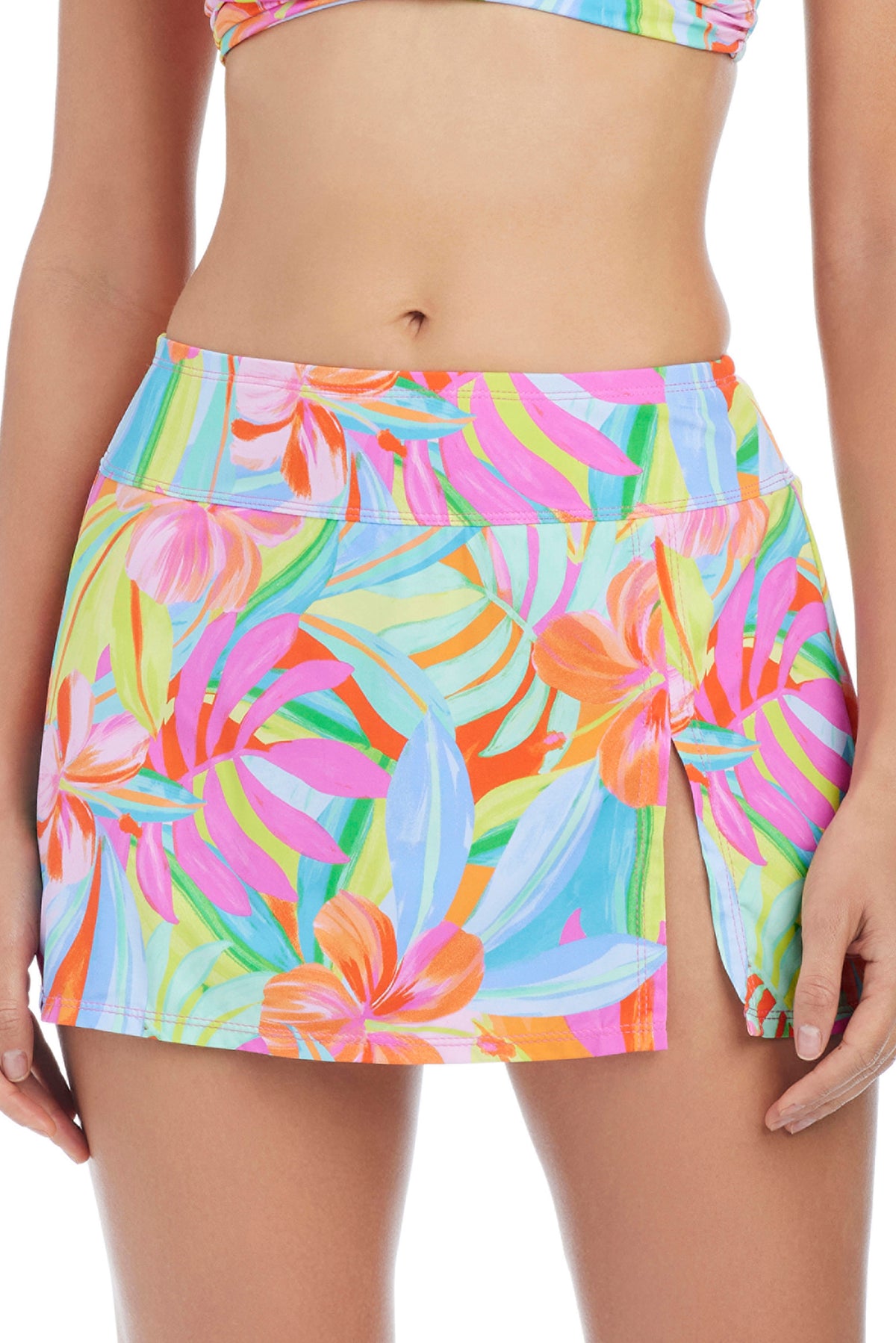 Bleu Rod Beattie Bellissimo Botanica High Waisted Skirted Bottom