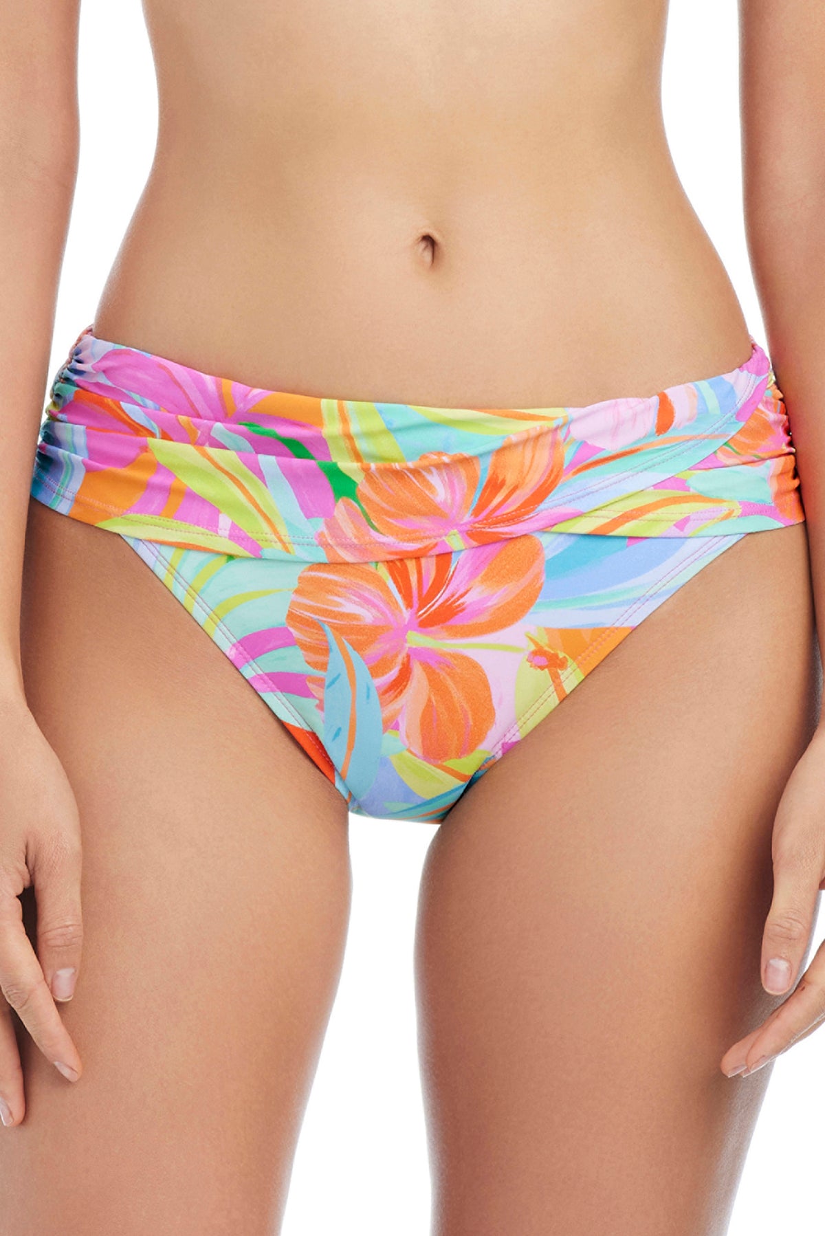 Bleu Rod Beattie Bellissimo Botanica Sarong Hipster Bottom