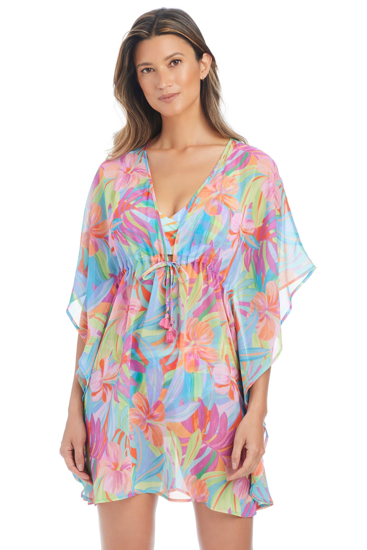 Bleu Rod Beattie Bellissimo Botanica Caftan