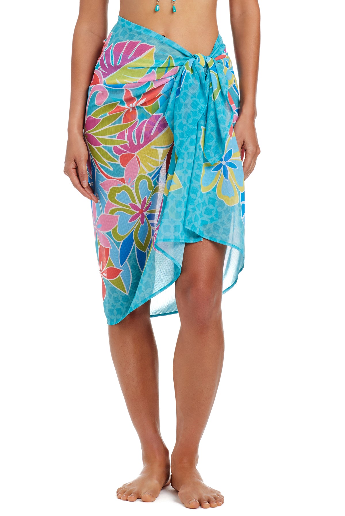 Bleu Rod Beattie Barcelona Bloom Pareo