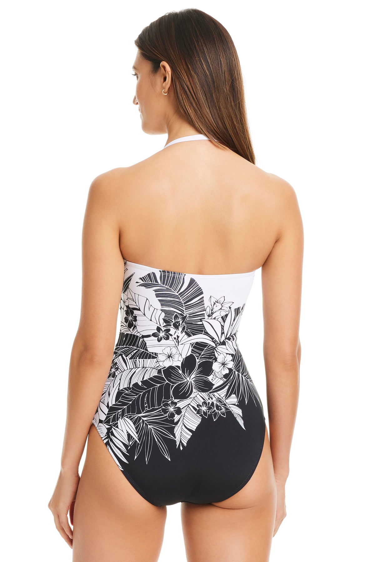 Bleu Rod Beattie Double Duty Shirred Bandeau One Piece