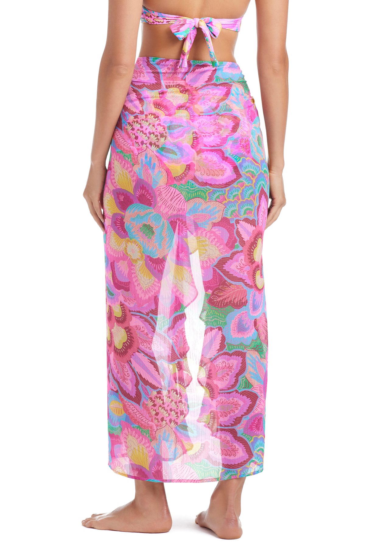 Bleu Rod Beattie Dream Weaver Ruffle Sarong