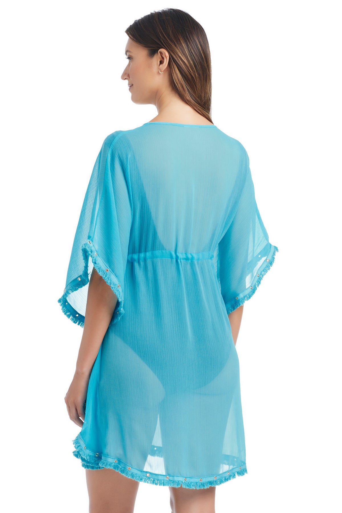 Bleu Rod Beattie Fringe Benefits Waterfall Caftan