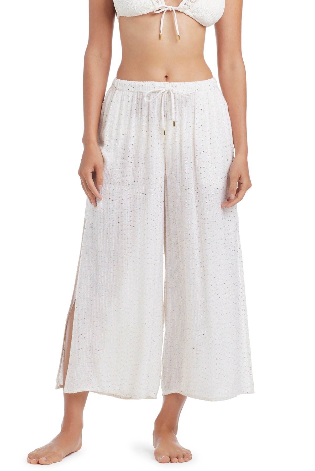 Bleu Rod Beattie Golden Hour Serquin Side Slit Pants