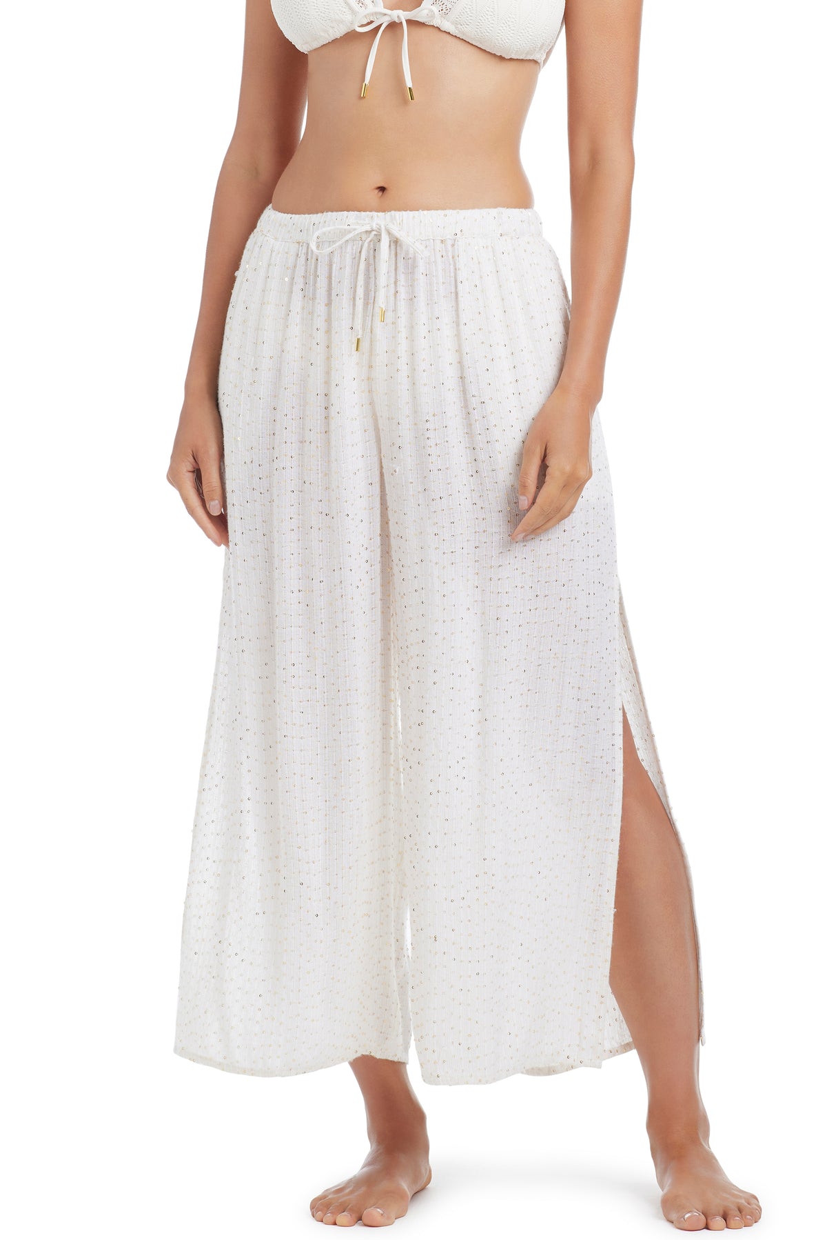 Bleu Rod Beattie Golden Hour Serquin Side Slit Pants