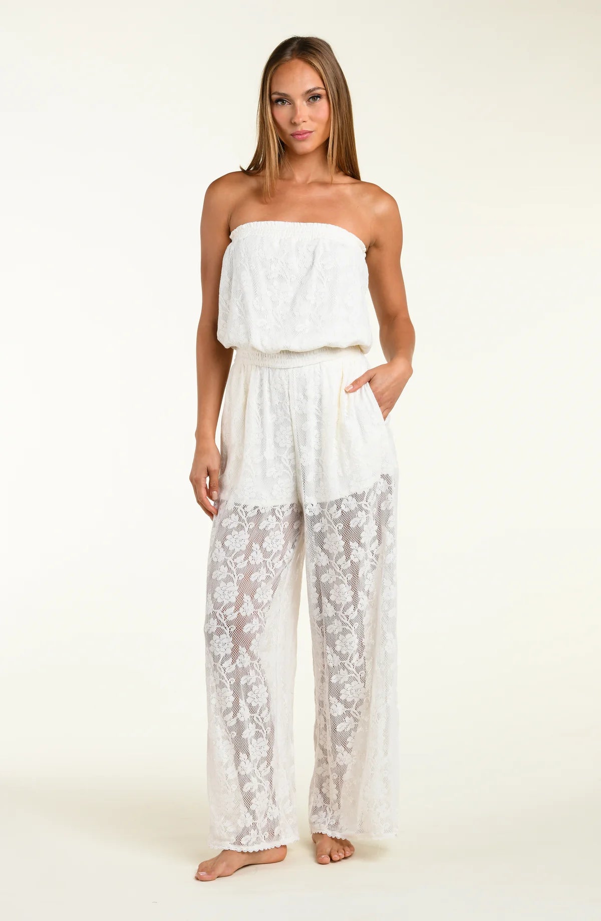Sunshine 79 Celestial Petals Jumpsuit Cover Up