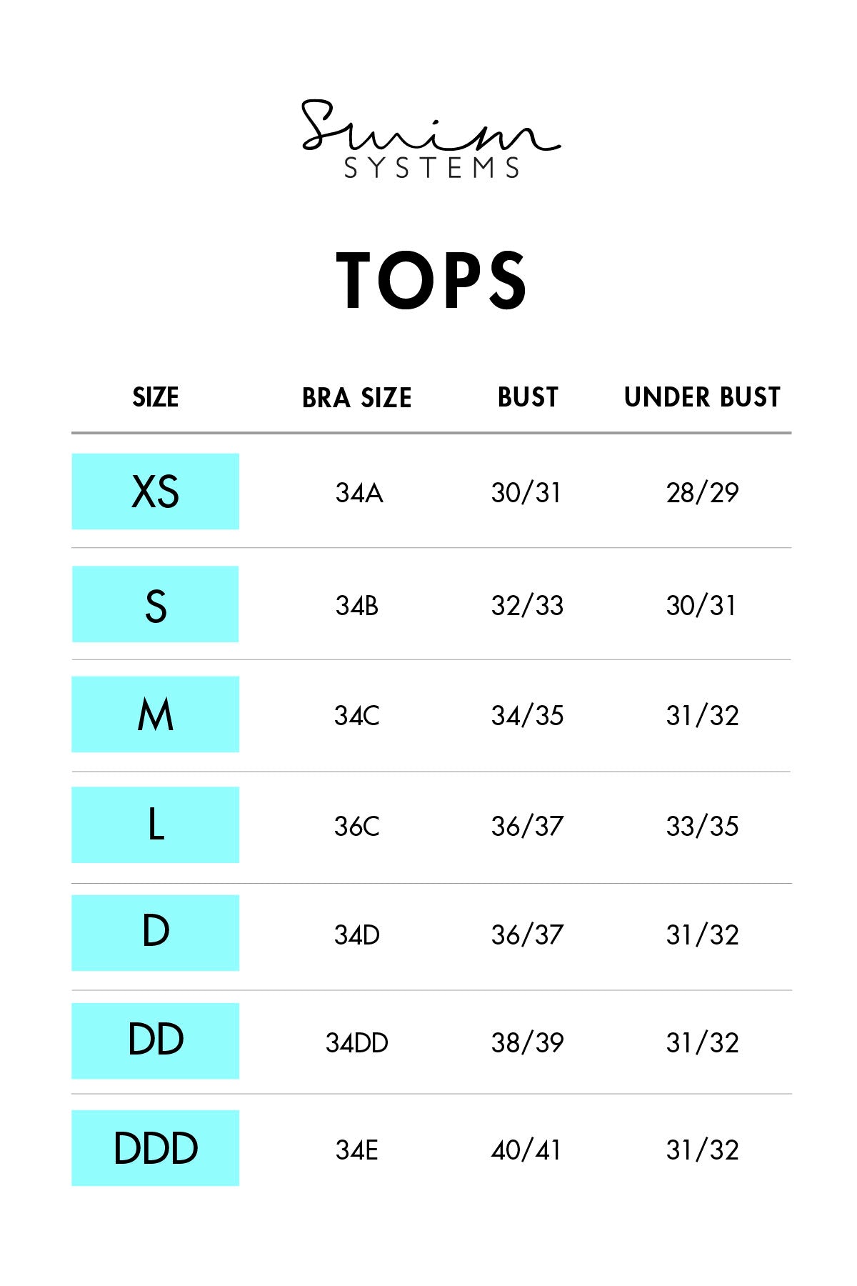 Swim Systems Black Paige Top