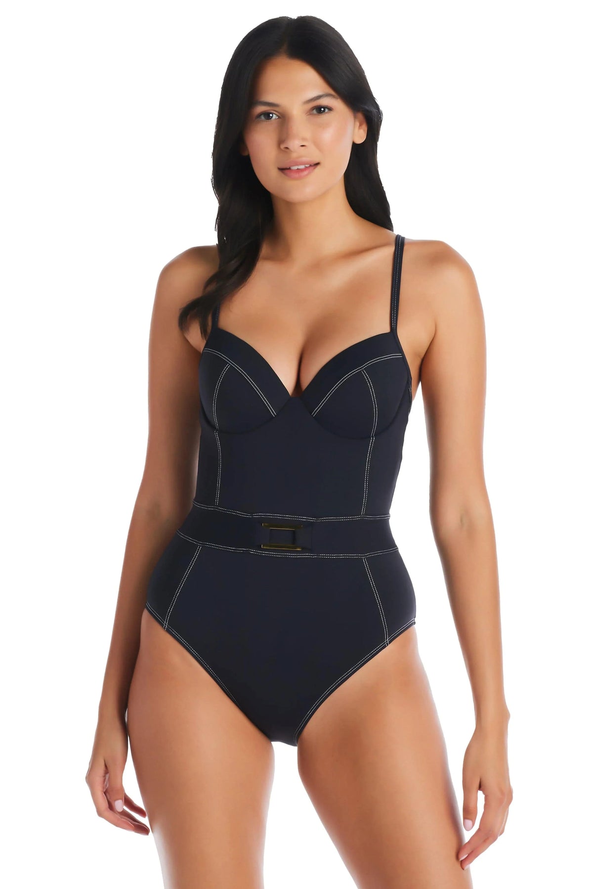 SALE Bleu Rod Beattie Fine Line Underwire One Piece