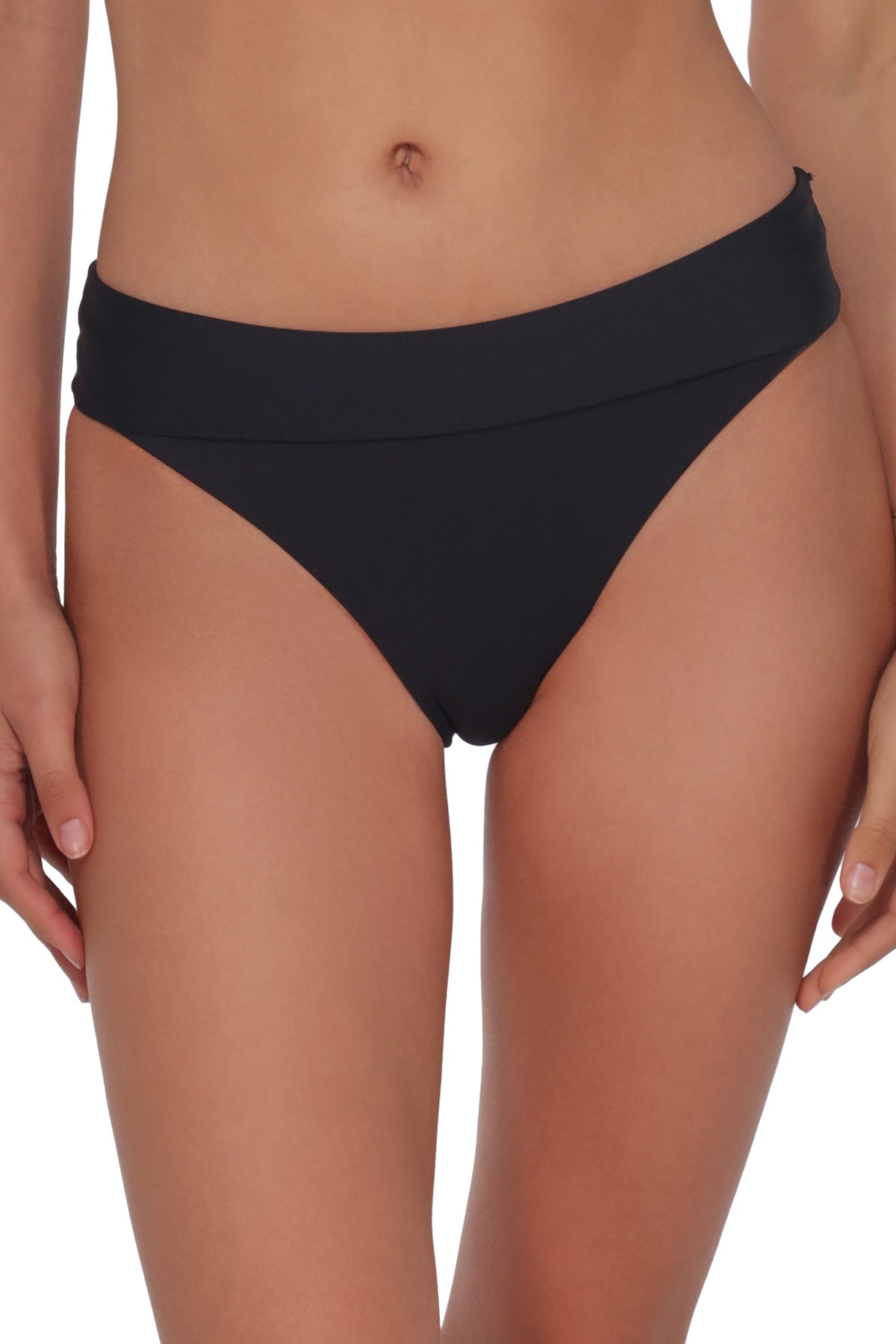 Swim Systems Black Laura Fold Over Bottom