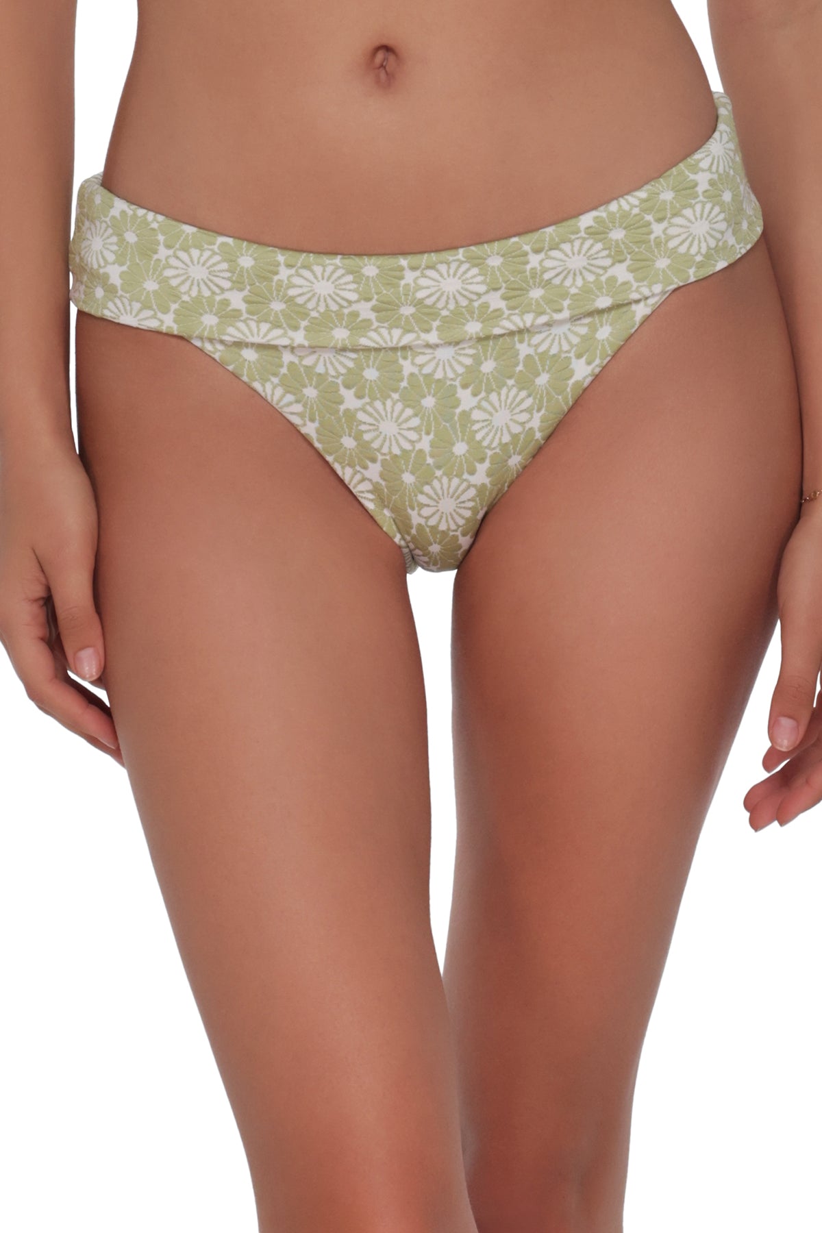 Swim Systems Cactus Flower Laura Fold Over Bottom