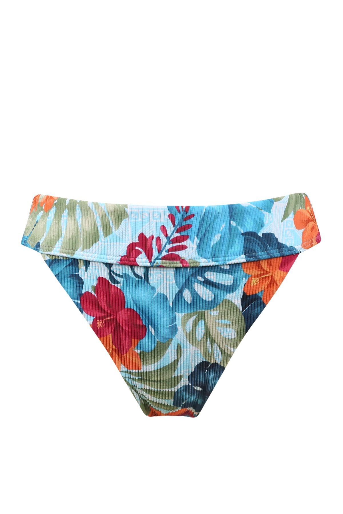 Swim Systems Tiki Tango Rib Byron High Waist Bottom