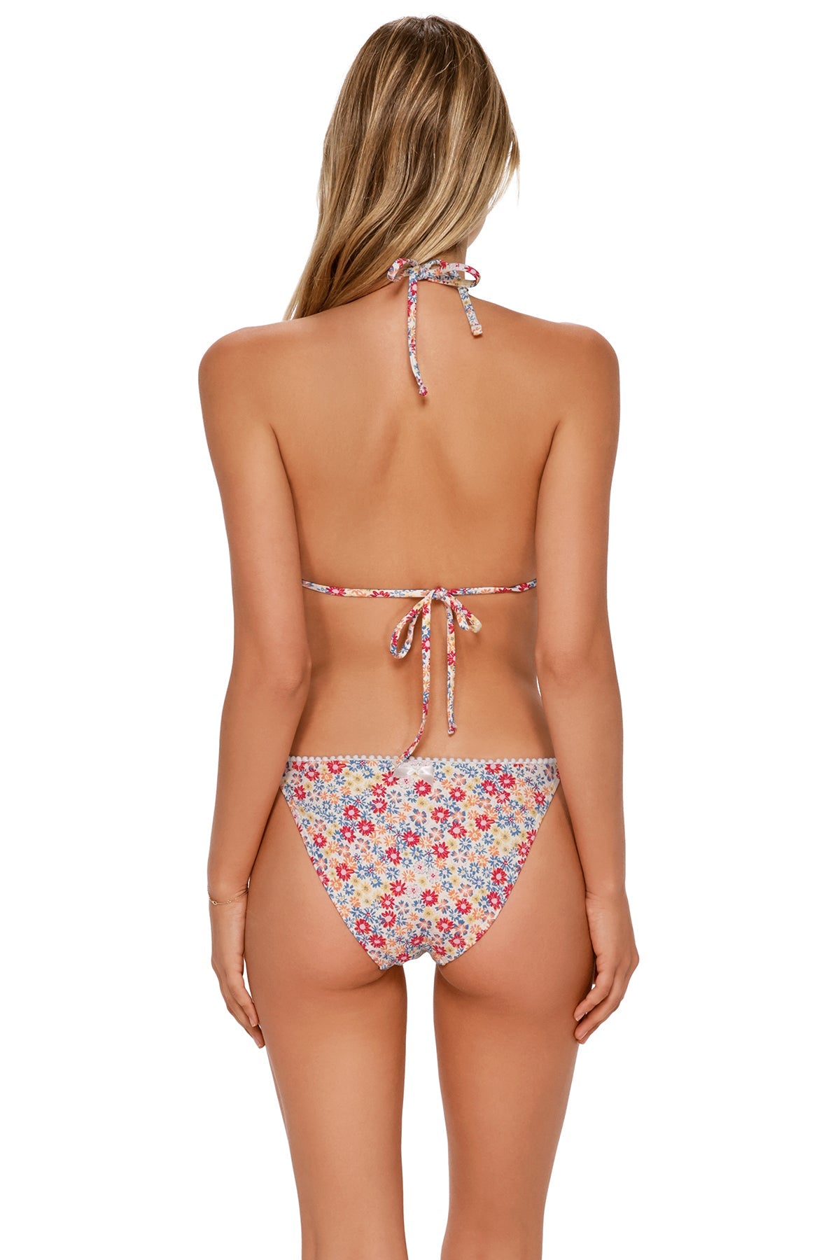 Swim Systems Prairie Petals Pom Pom Tie Side Bottom