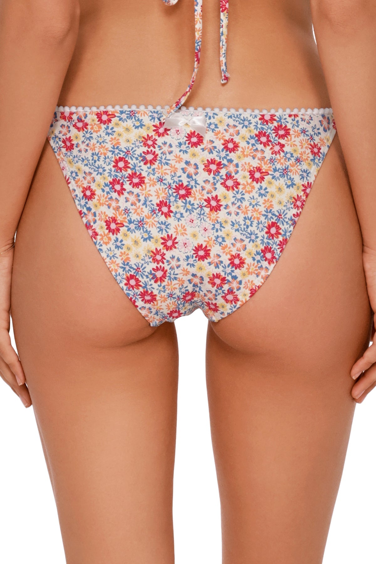 Swim Systems Prairie Petals Pom Pom Tie Side Bottom