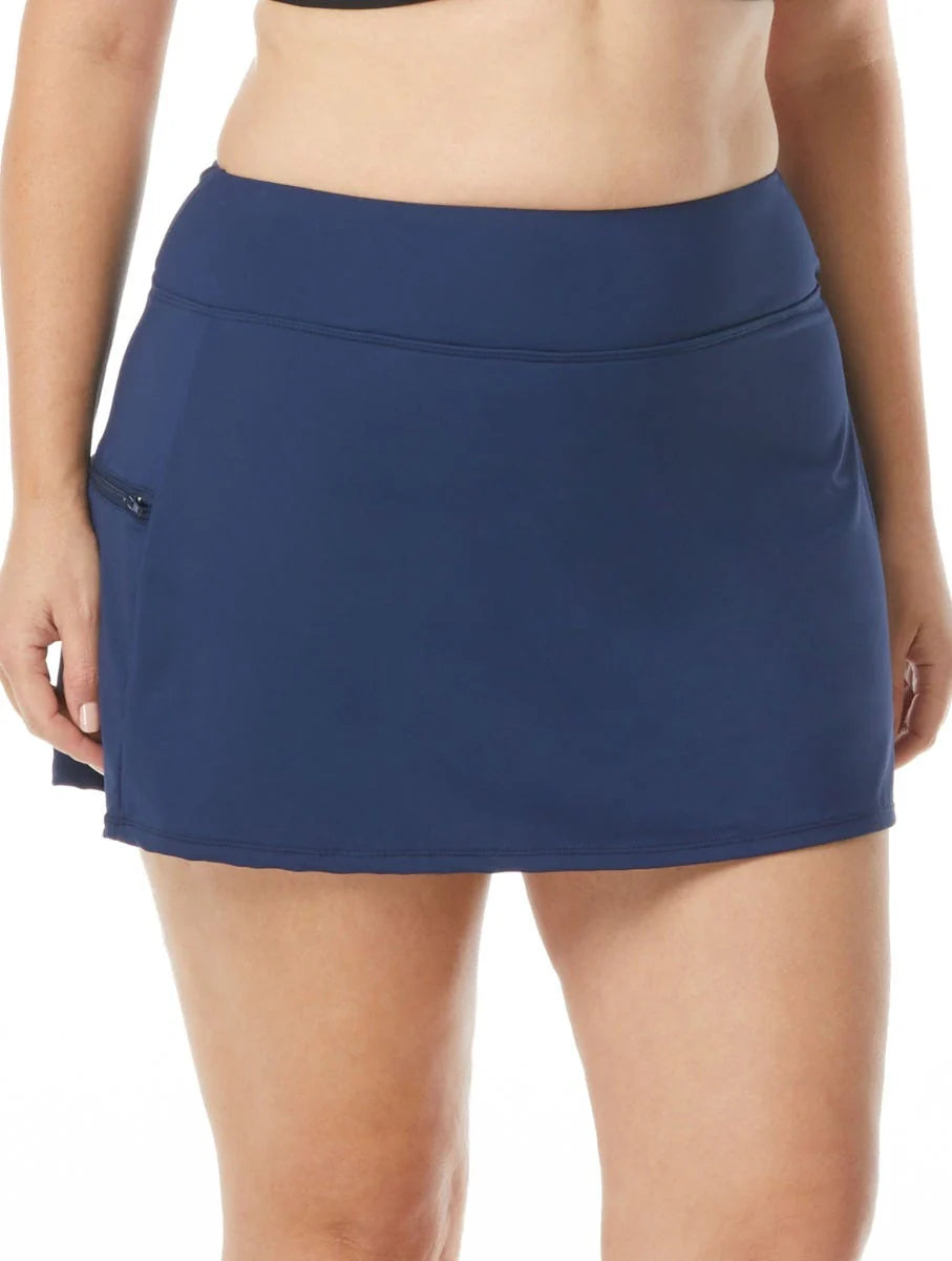 Beach House Plus Emma Pull On Swim Skort Bottom