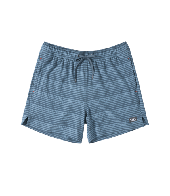 SAXX Swim Oh Buoy 2N1 Volley 5" India Ink-Blue Stripe