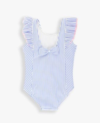 Ruffle Butts Seersucker Waterfall One Piece