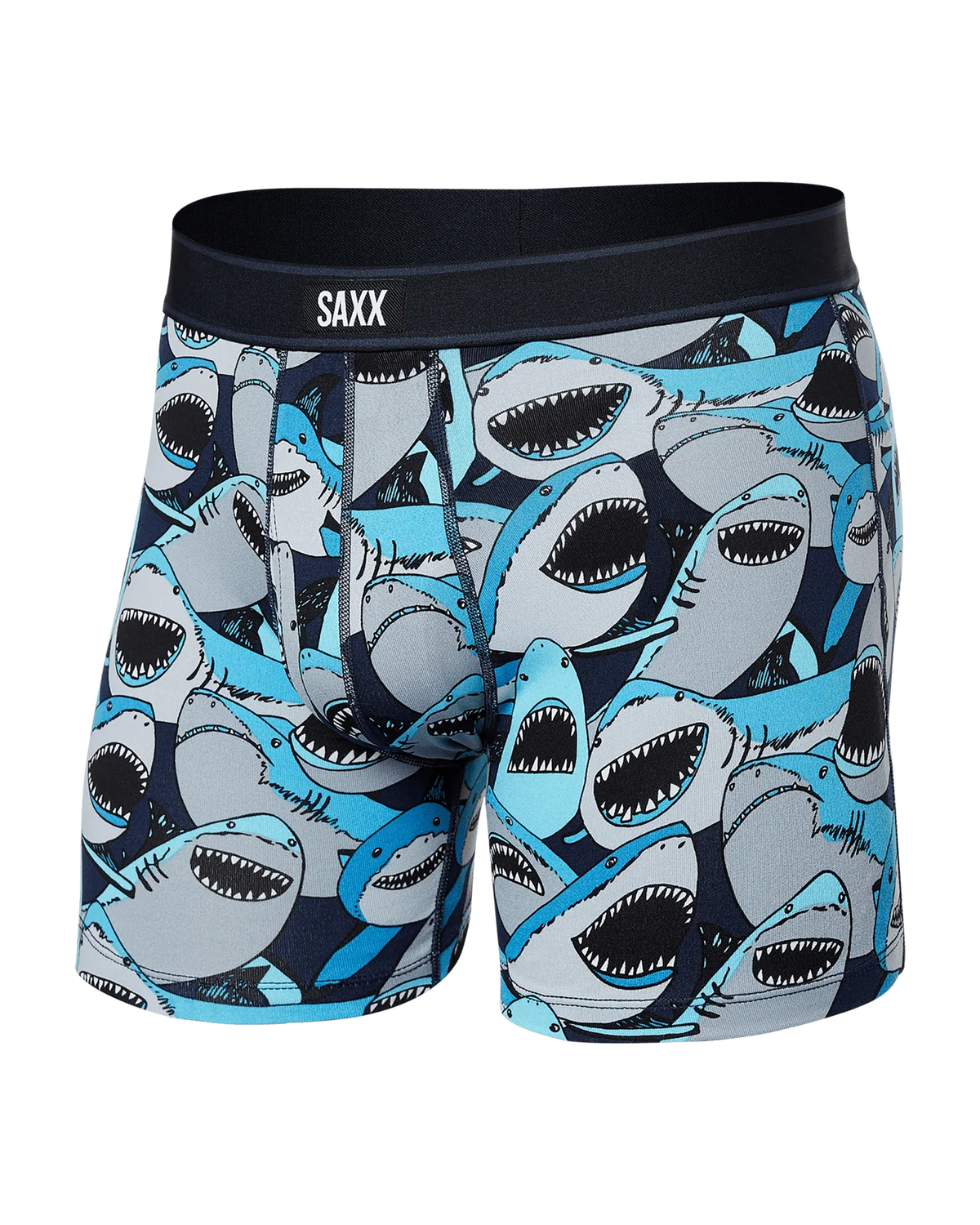 SAXX Underwear Daytripper Comfort Stretch Boxer Brief Shark Tank Camo-Navy
