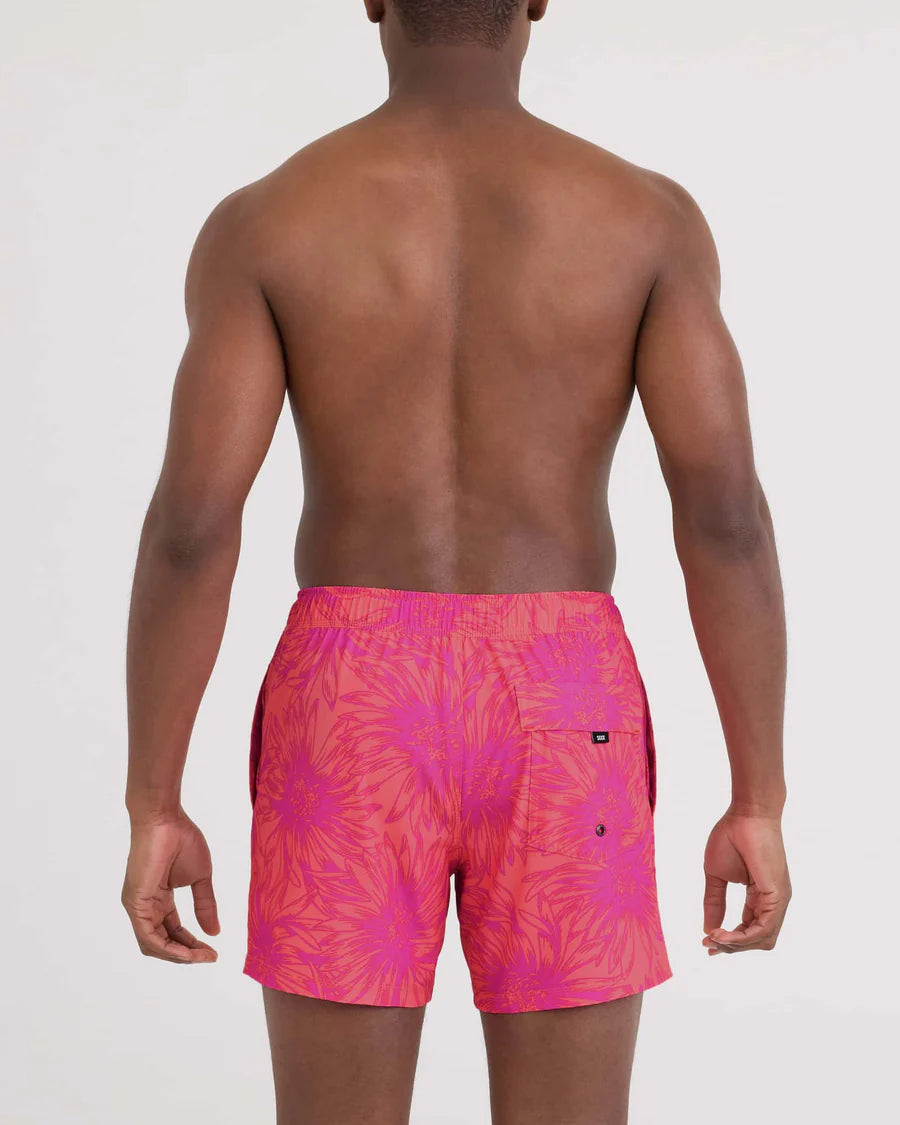 SAXX Swim Oh Buoy 2N1 Volley 5" Big Daisy-Gumball