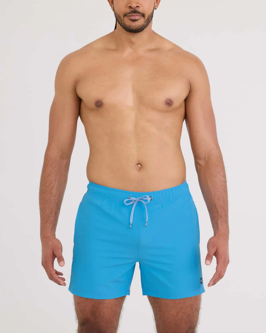 SAXX Swim Oh Buoy 2N1 Volley 5" Tranquil Blue