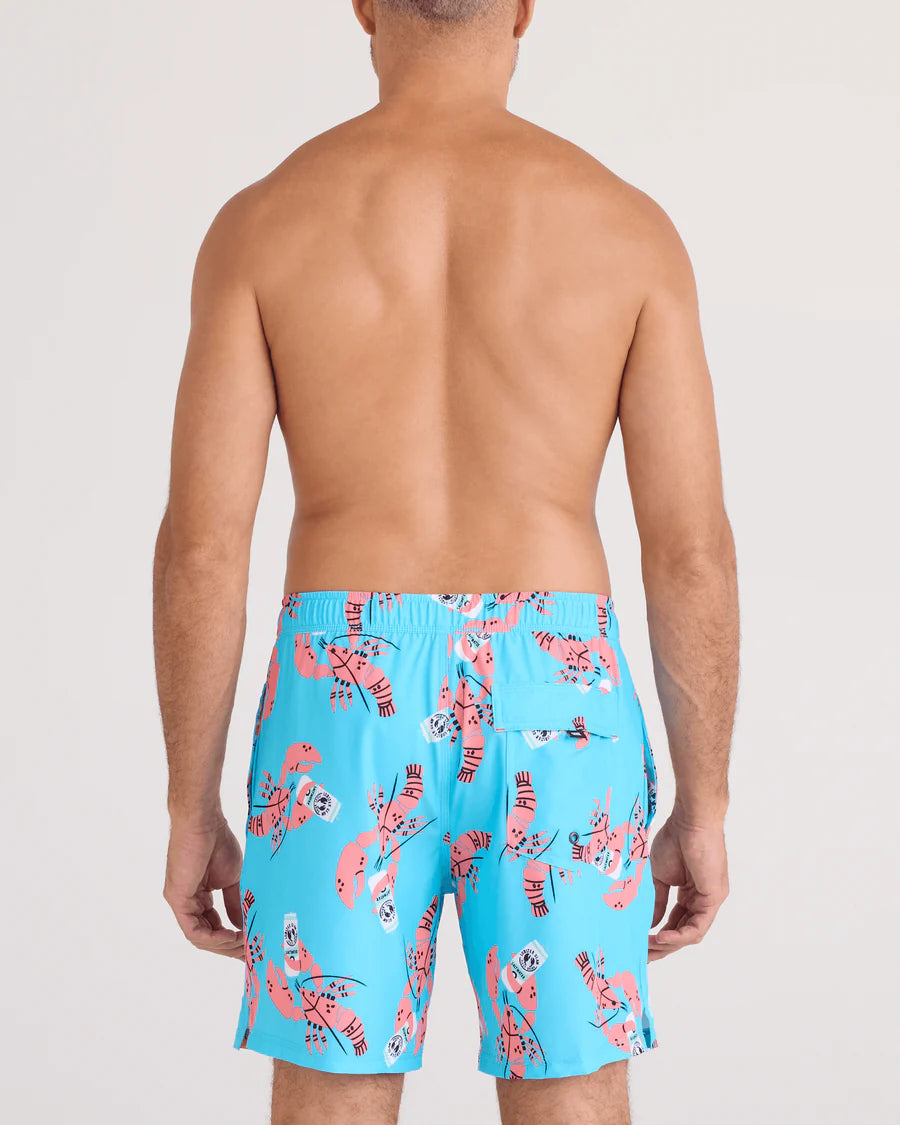 SAXX Swim Oh Buoy 2N1 Volley 7" Clawsome-Maui