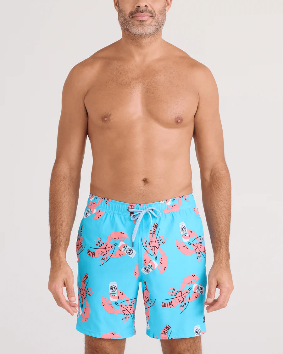 SAXX Swim Oh Buoy 2N1 Volley 7" Clawsome-Maui