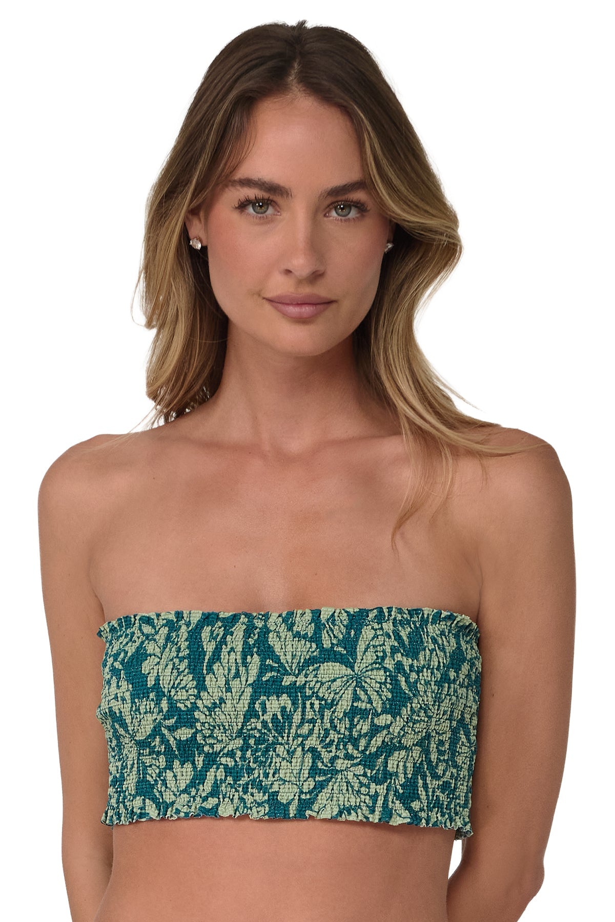 Swim Systems Flutter Lurex Kali Tube Top
