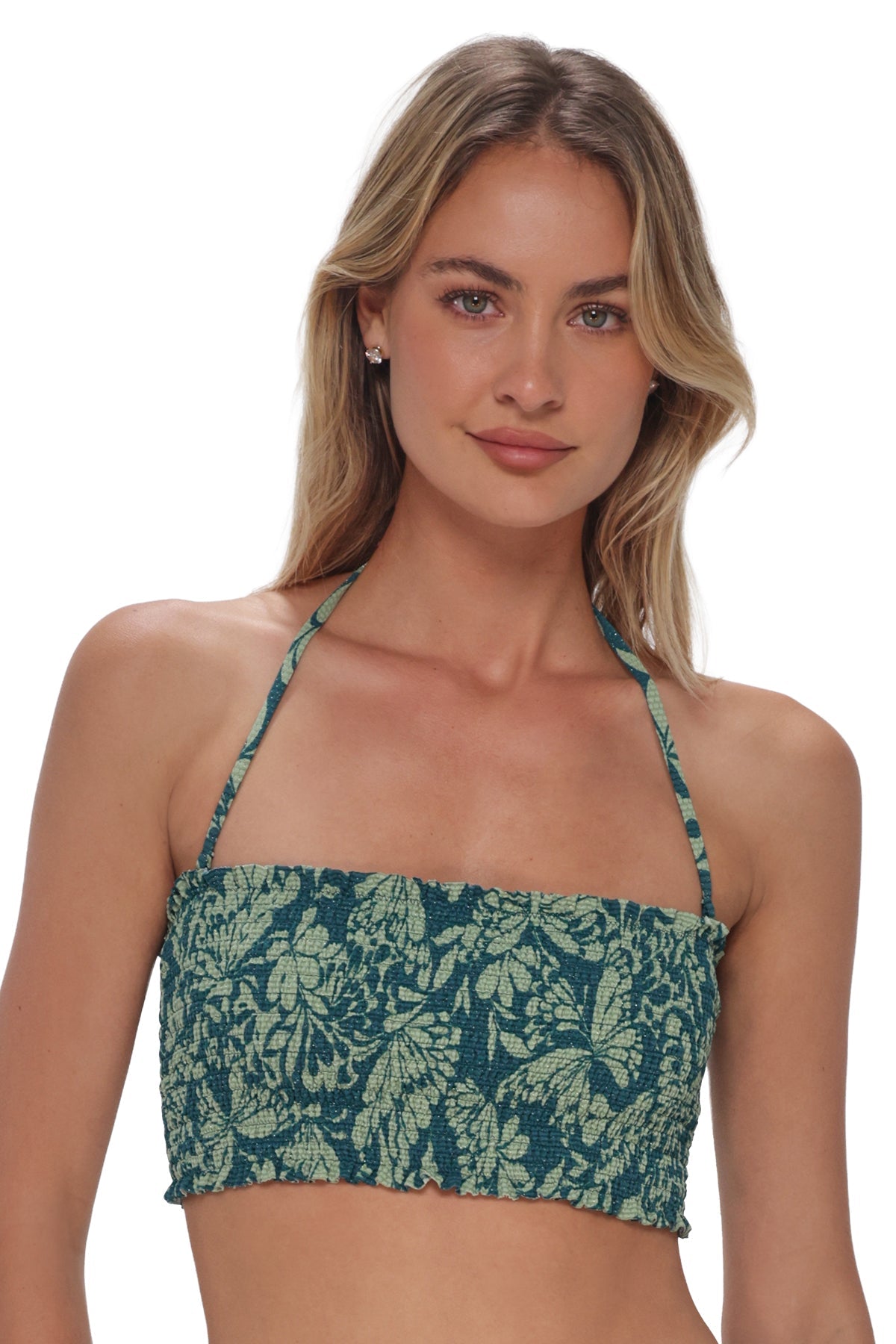 Swim Systems Flutter Lurex Kali Tube Top