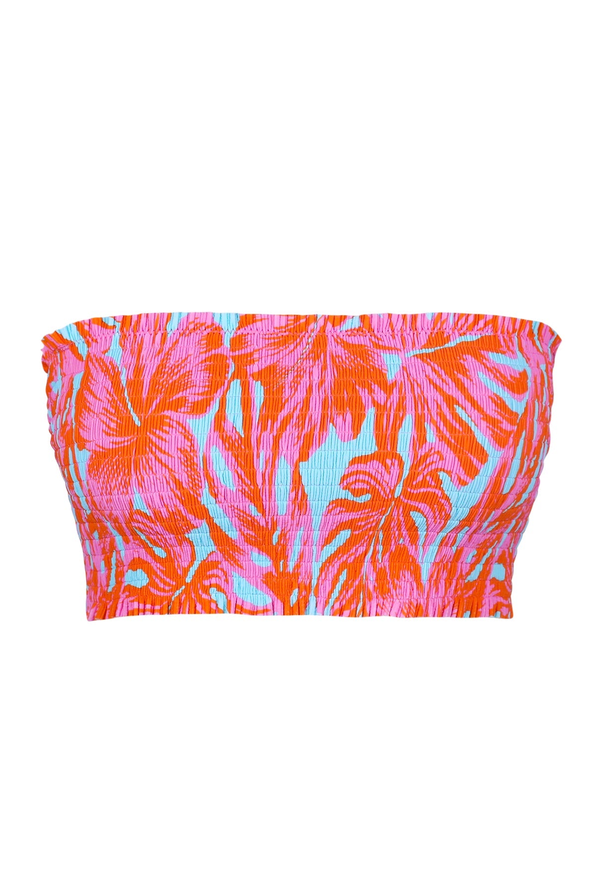 Swim Systems Palm Daze Rib Kali Tube Top