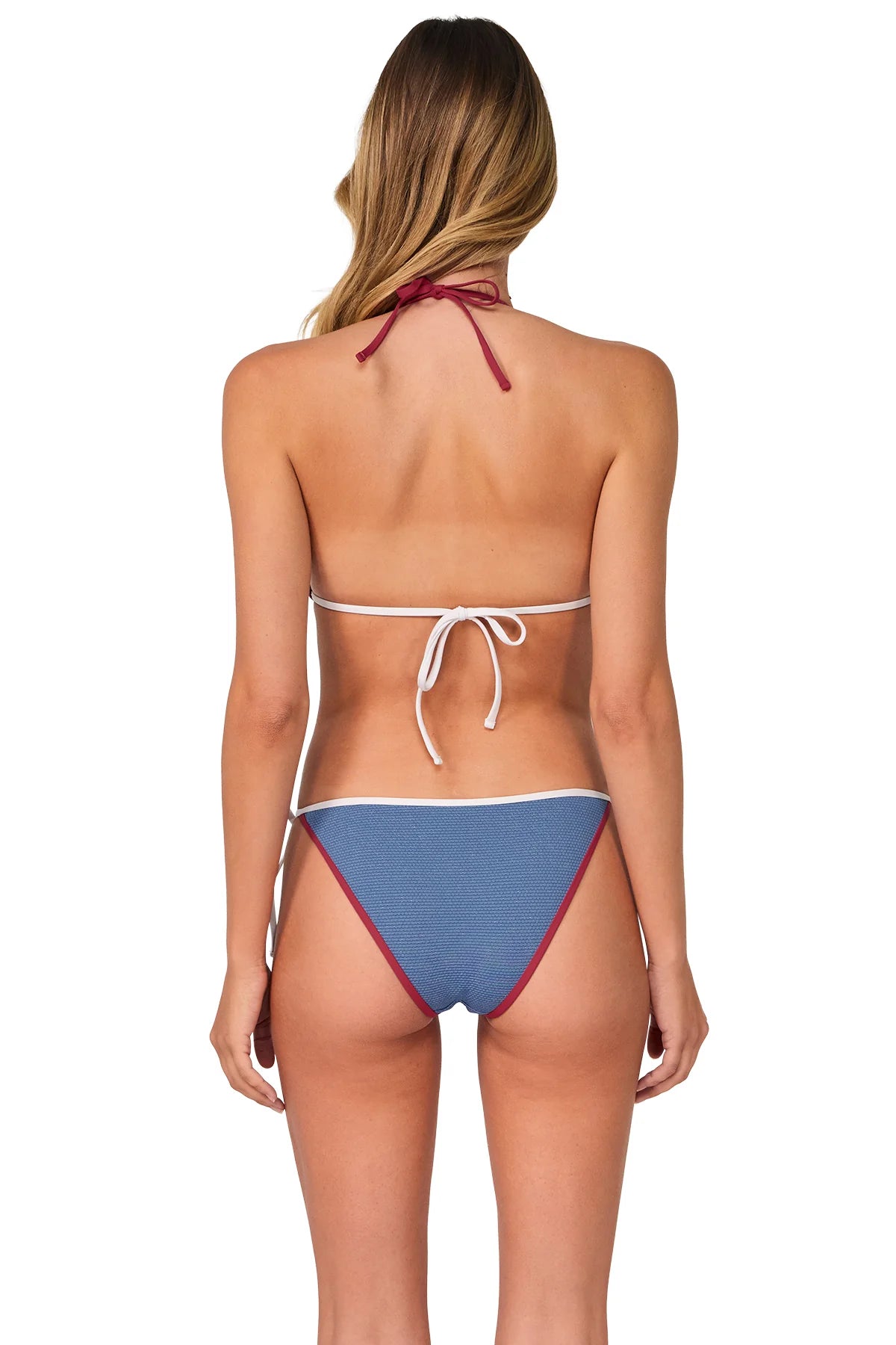 Swim Systems Banner Blue Lurex Kit Tie Side Bottom