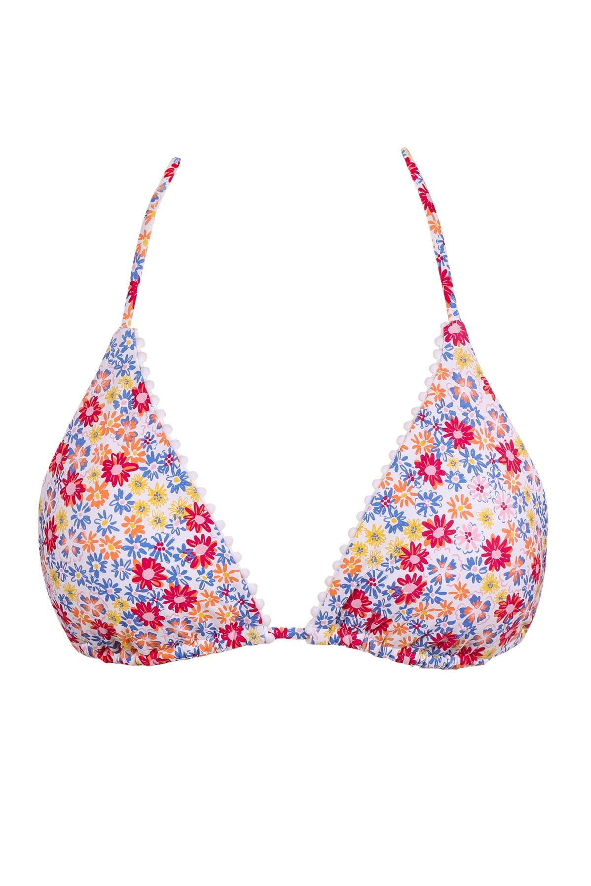 Swim Systems Prairie Petals Pom Pom Triangle Top