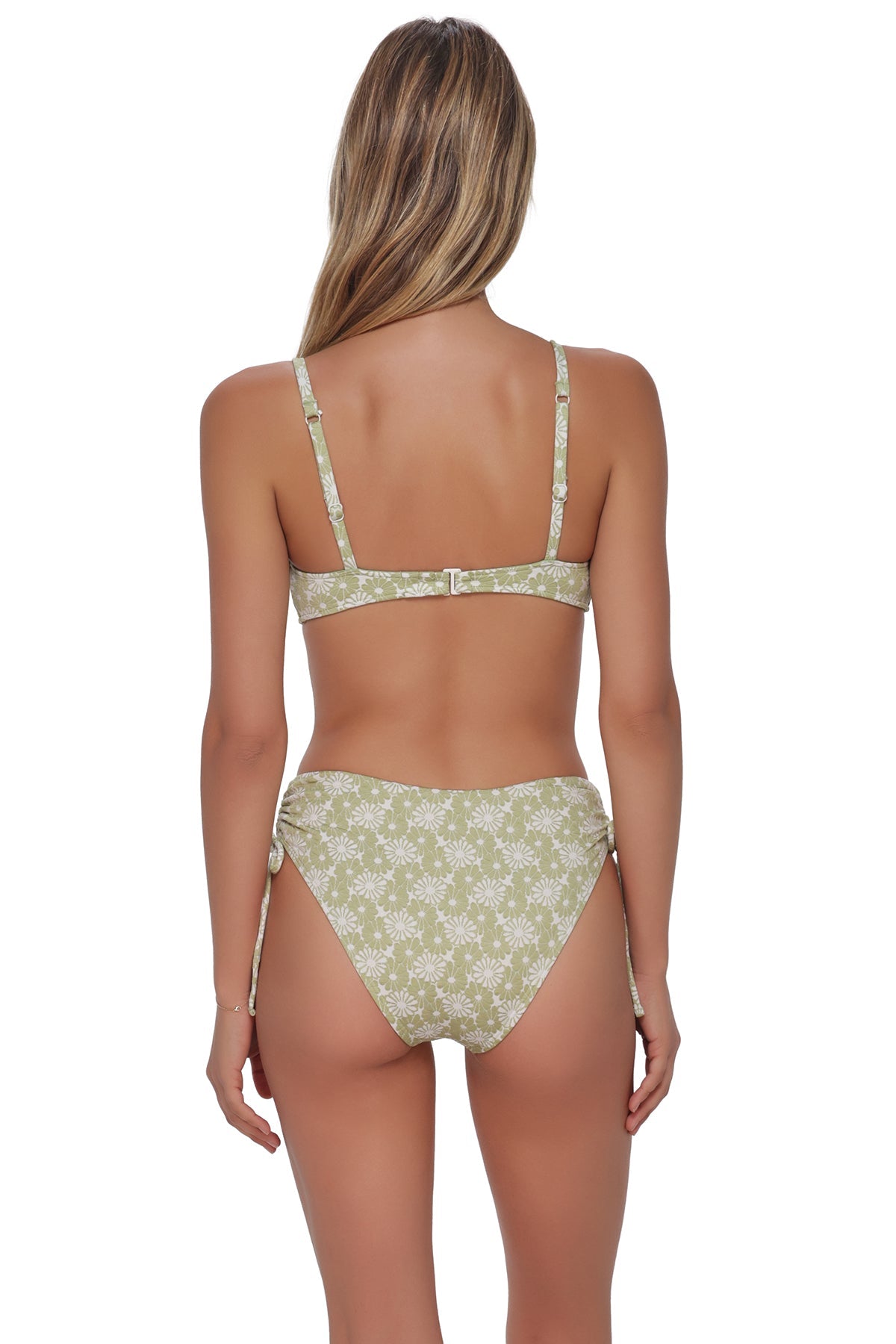 Swim Systems Cactus Flower Pom Pom Sylvia Bralette Top