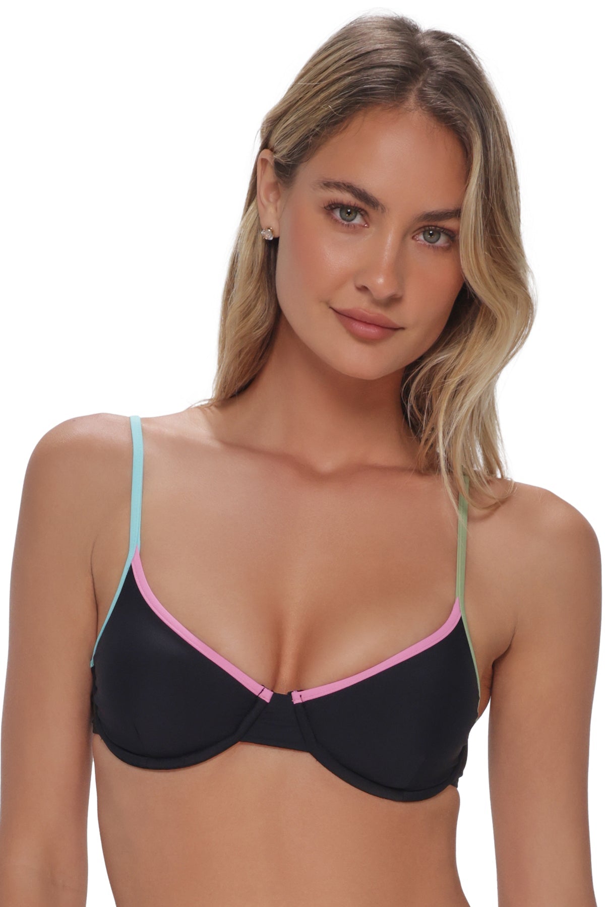 Swim Systems Black Addie Underwire Top