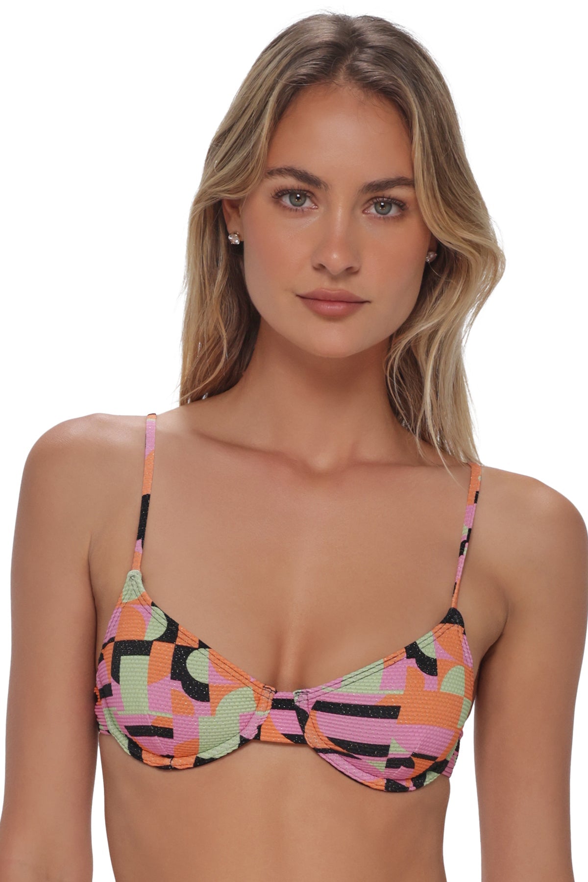 Swim Systems Mod Mirage Lurex Jolene Underwire Top