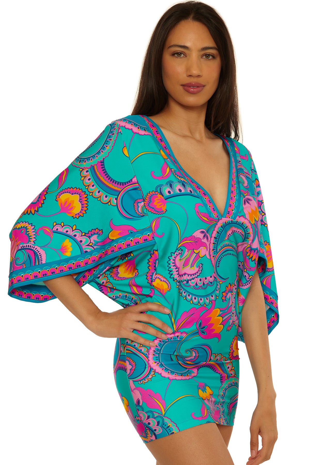 Trina Turk Mykonos V-Neck Tunic