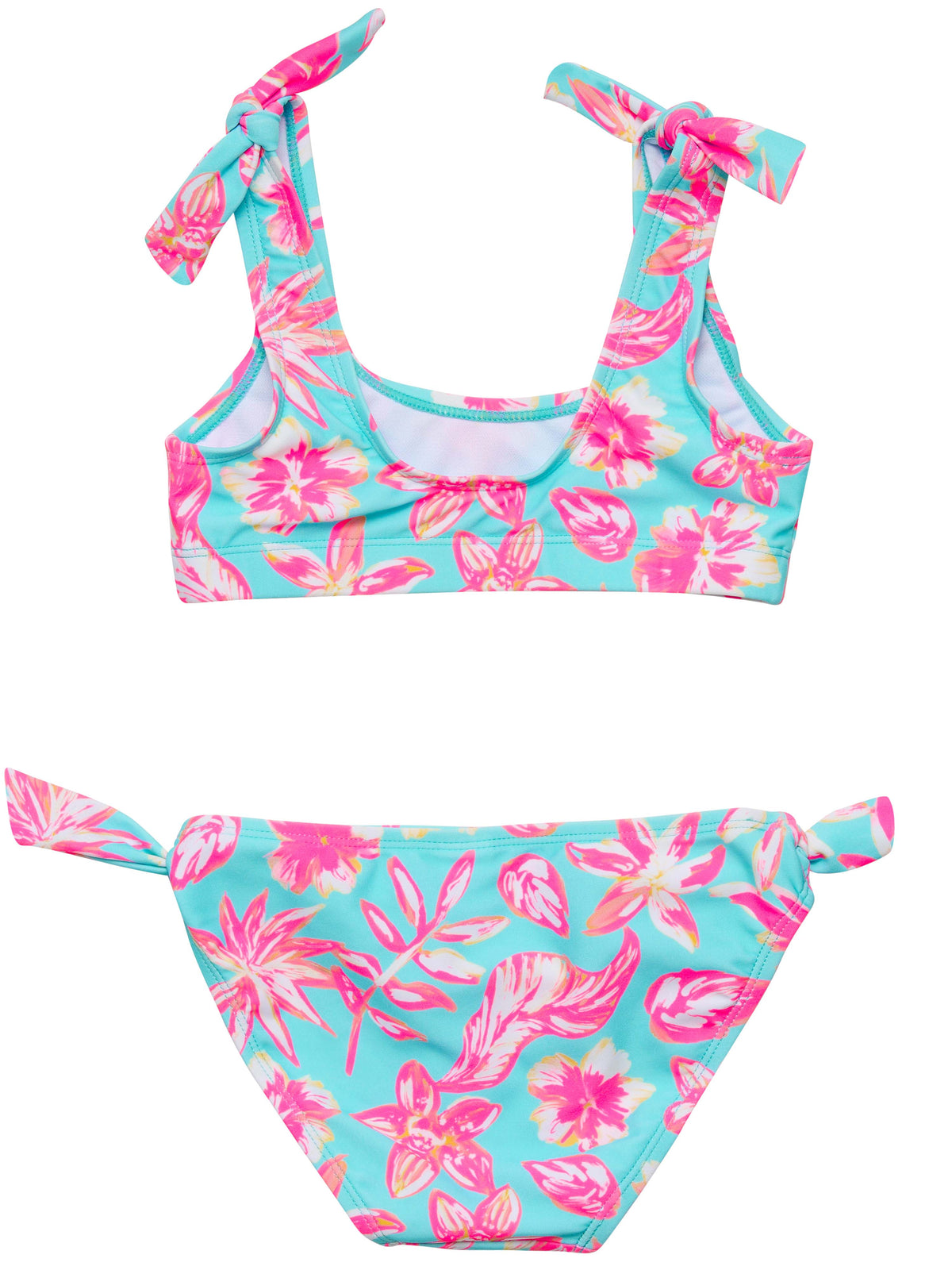 Snapper Rock Tropical Glow Crop Bikini Set